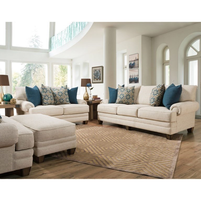 Corwin cocktail deals ottoman